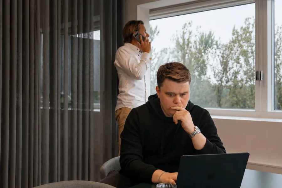 Victor i arbejde