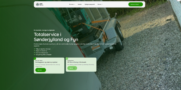 AM Services website