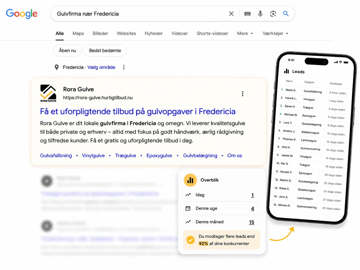 Google-resultat for Rora Gulve